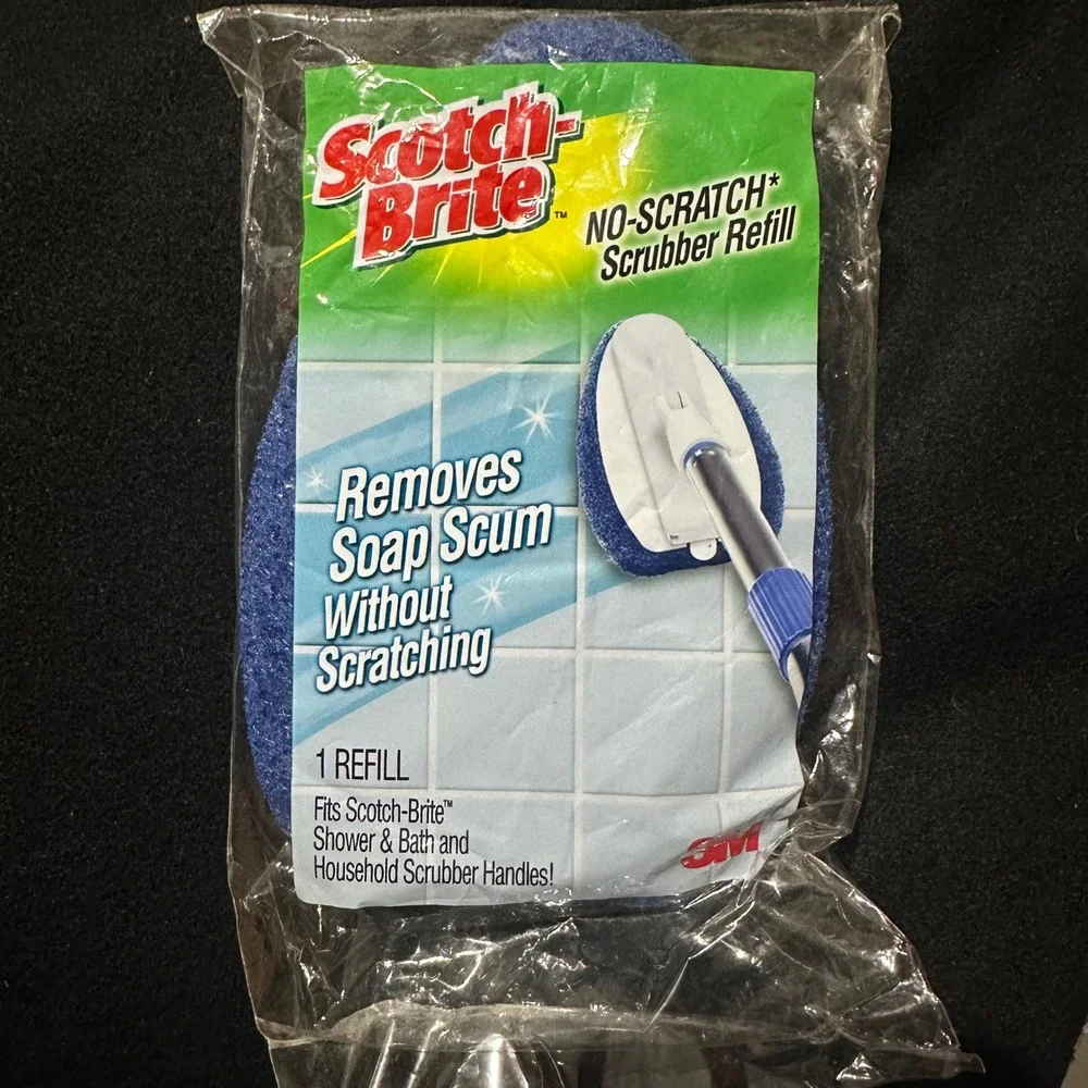 Scotch-Brite No-Scratch Scrubber Refill for Shower Bath Discontinued Household